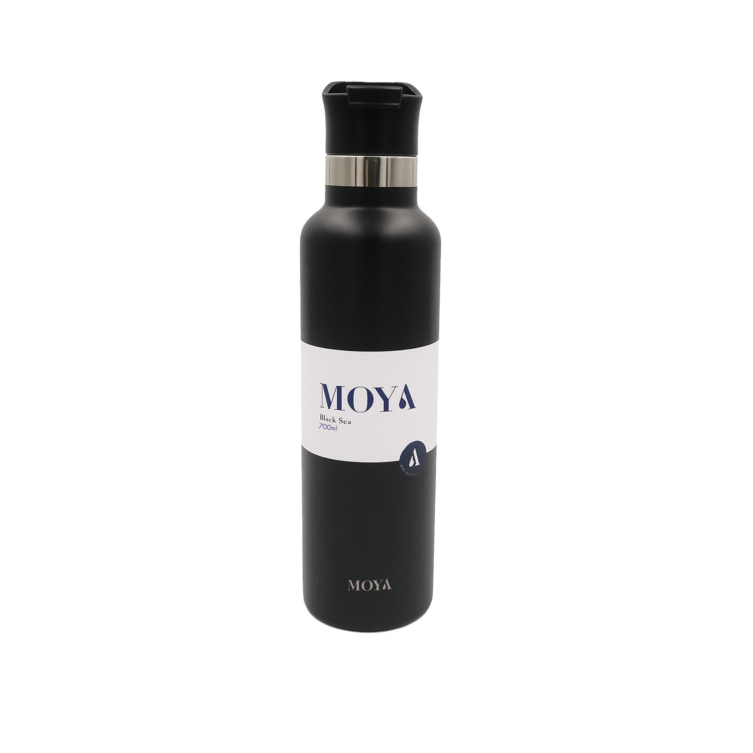 Black Sea 700ml Stainless Steel Water Bottles Spout