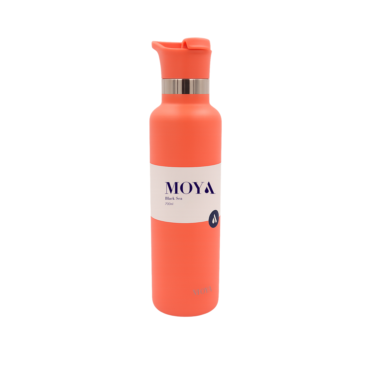 Black Sea 700ml Stainless Steel Water Bottles Spout