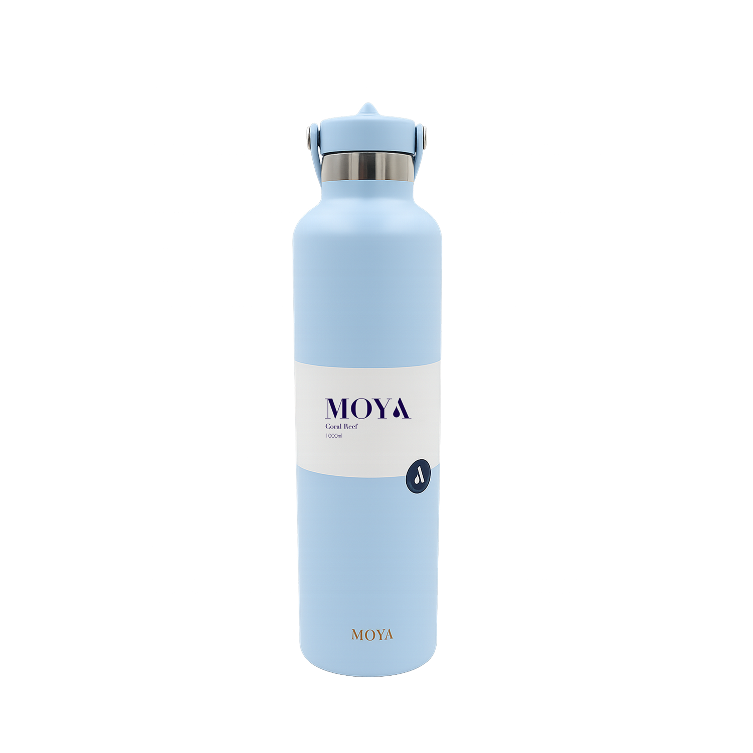 Coral Reef 1L Water Bottles Straw