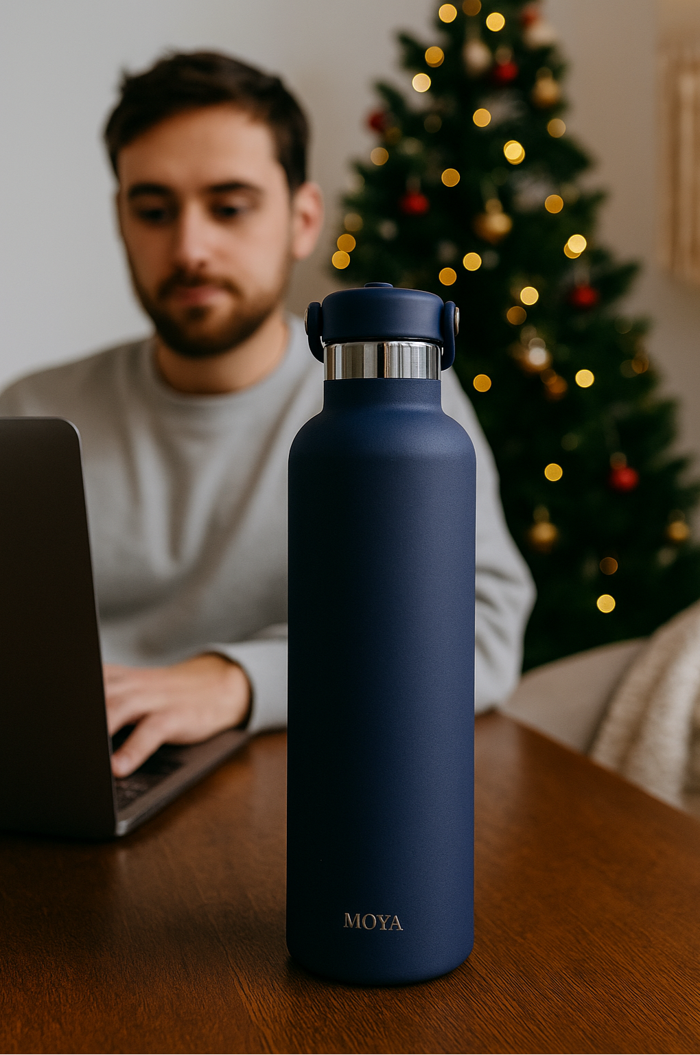 Coral Reef 1L Water Bottles Straw