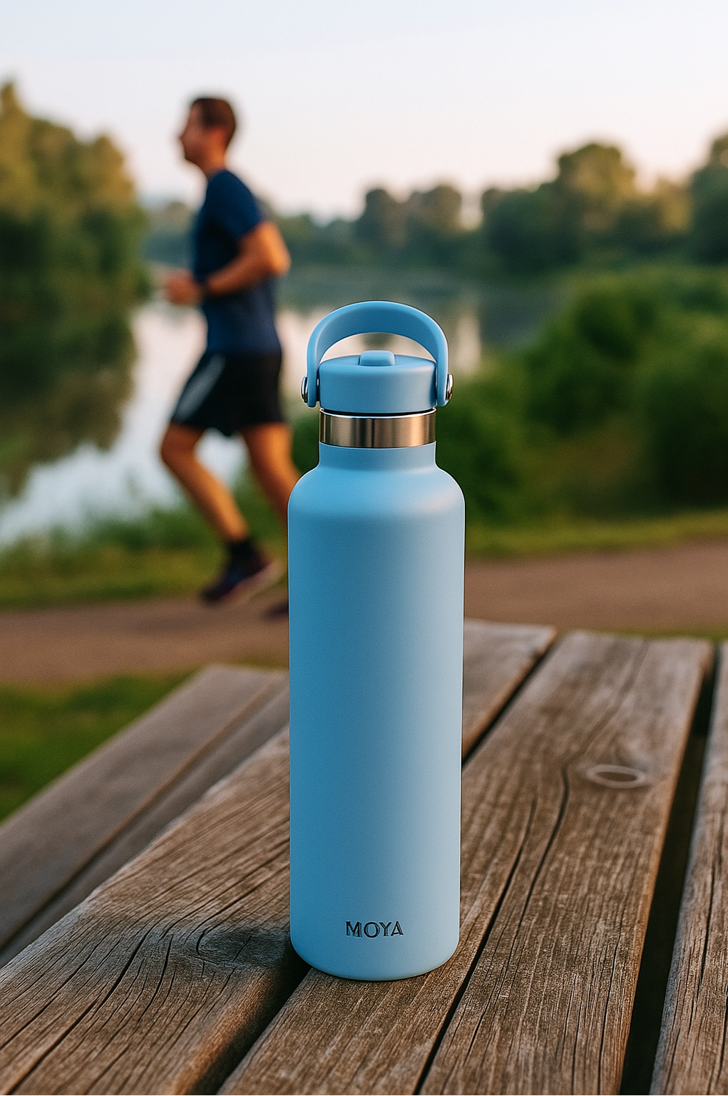 Coral Reef 1L Water Bottles Straw
