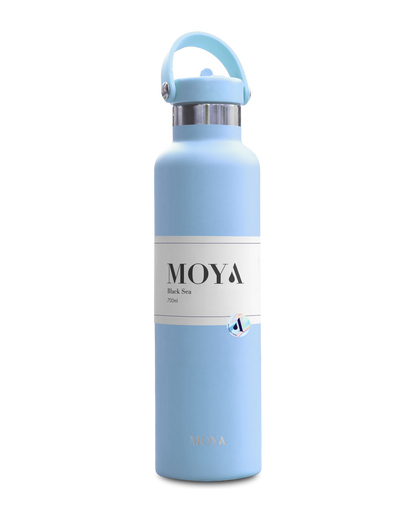 Moya Black Sea 700ml water bottle in sky