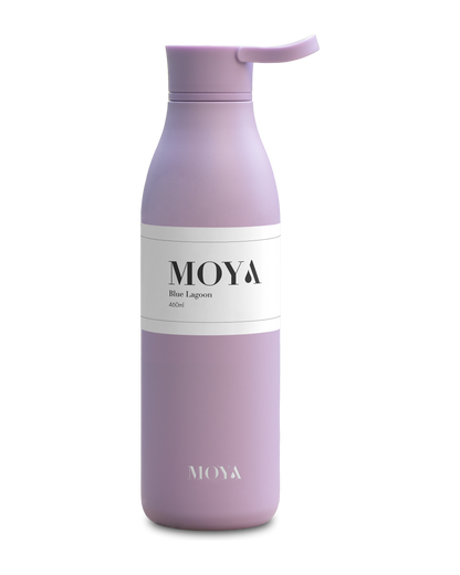 Moya Blue Lagoon 460ml water bottle in lilac