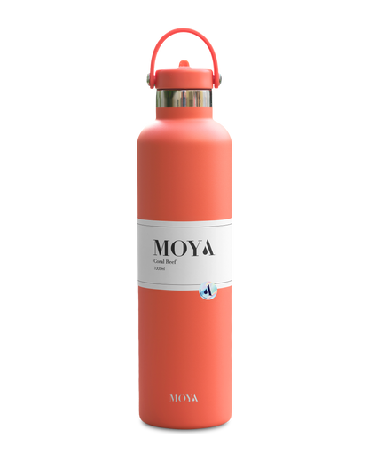 Coral Reef 1L Water Bottle in Coral