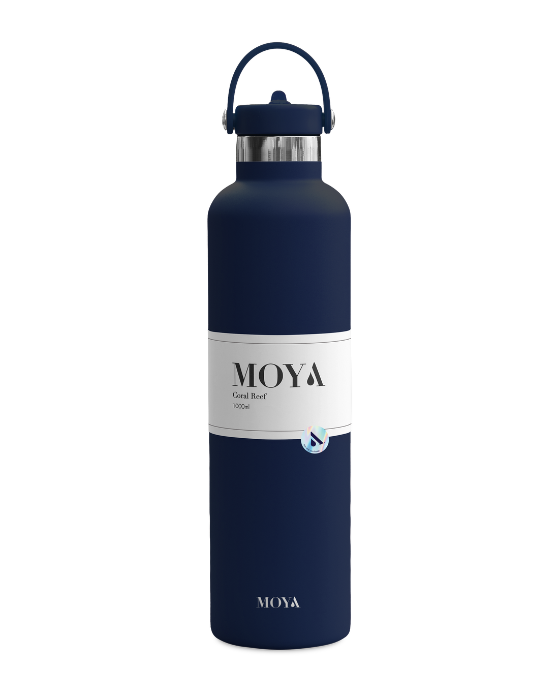 Moya Coral Reef 1L water bottle in white