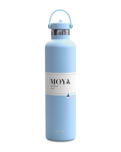 Moya Coral Reef 1L water bottle in sky