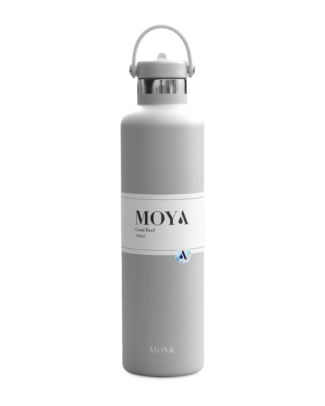 Moya Coral Reef 1L water bottle in white