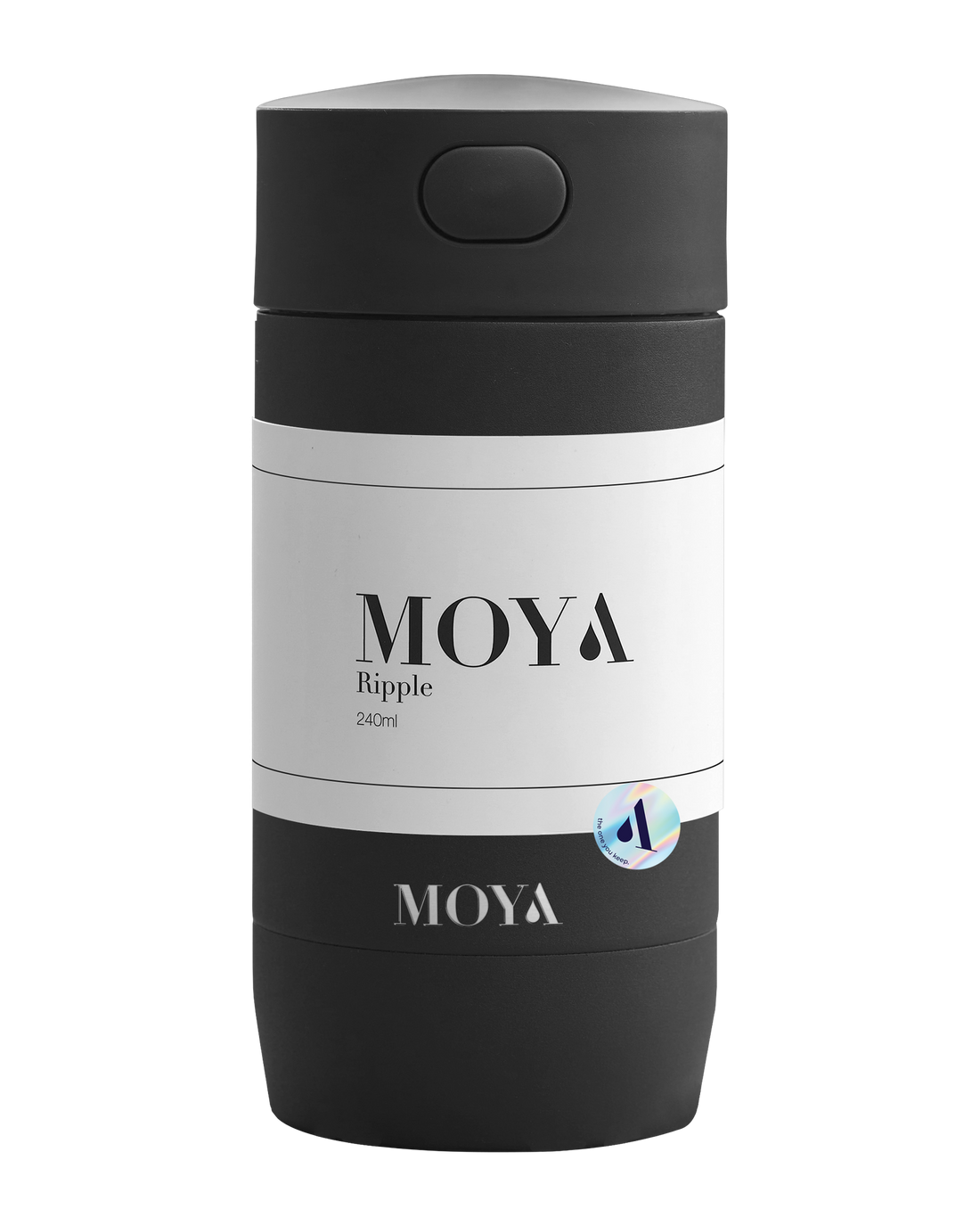 Moya Ripple 240ml travel mug in navy