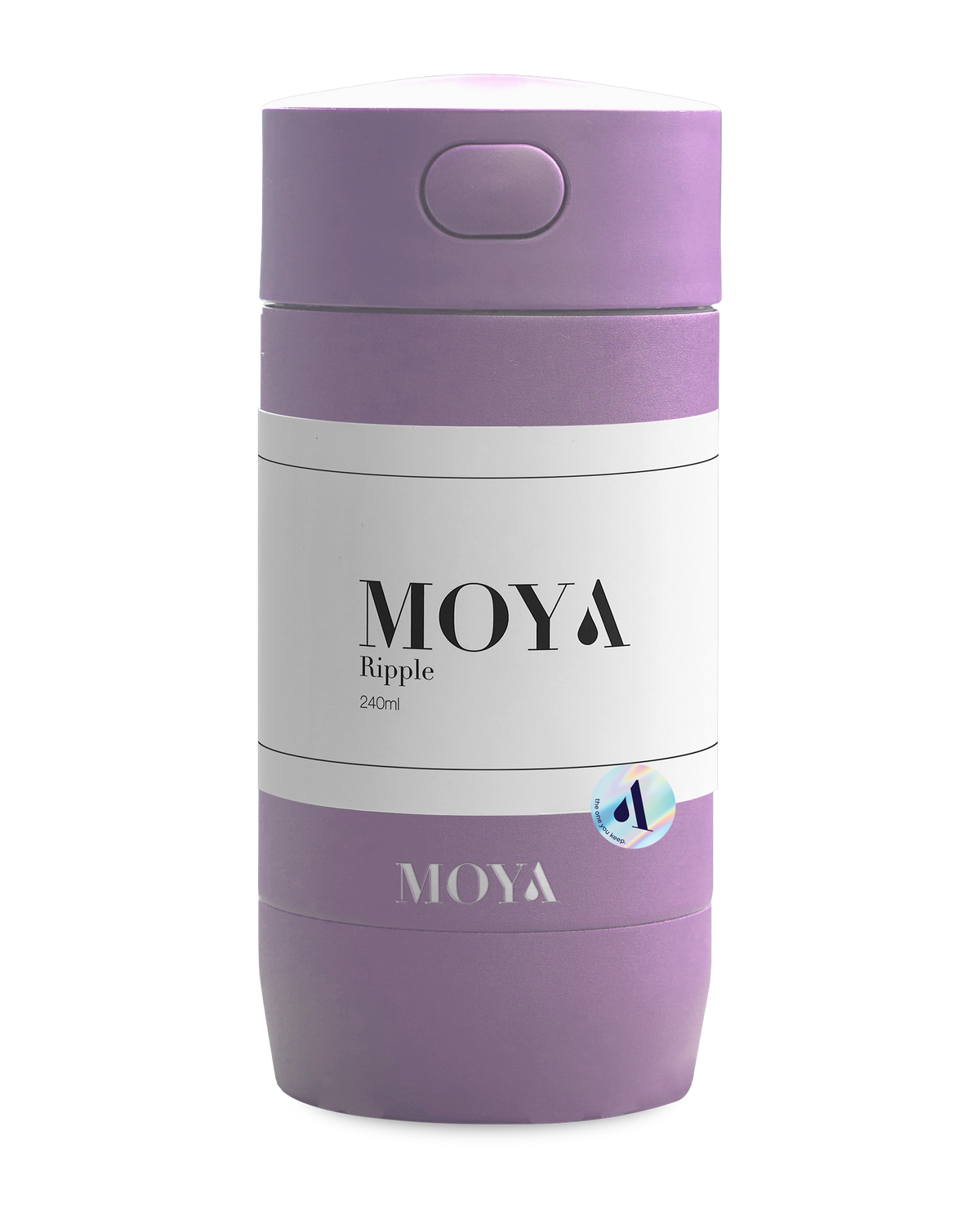 Moya Ripple 240ml travel mug in lilac
