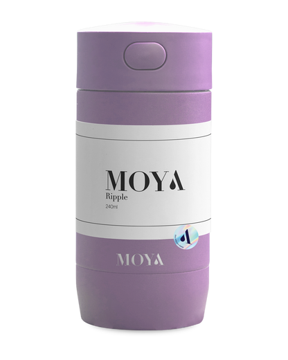 Moya Ripple 240ml travel mug in lilac
