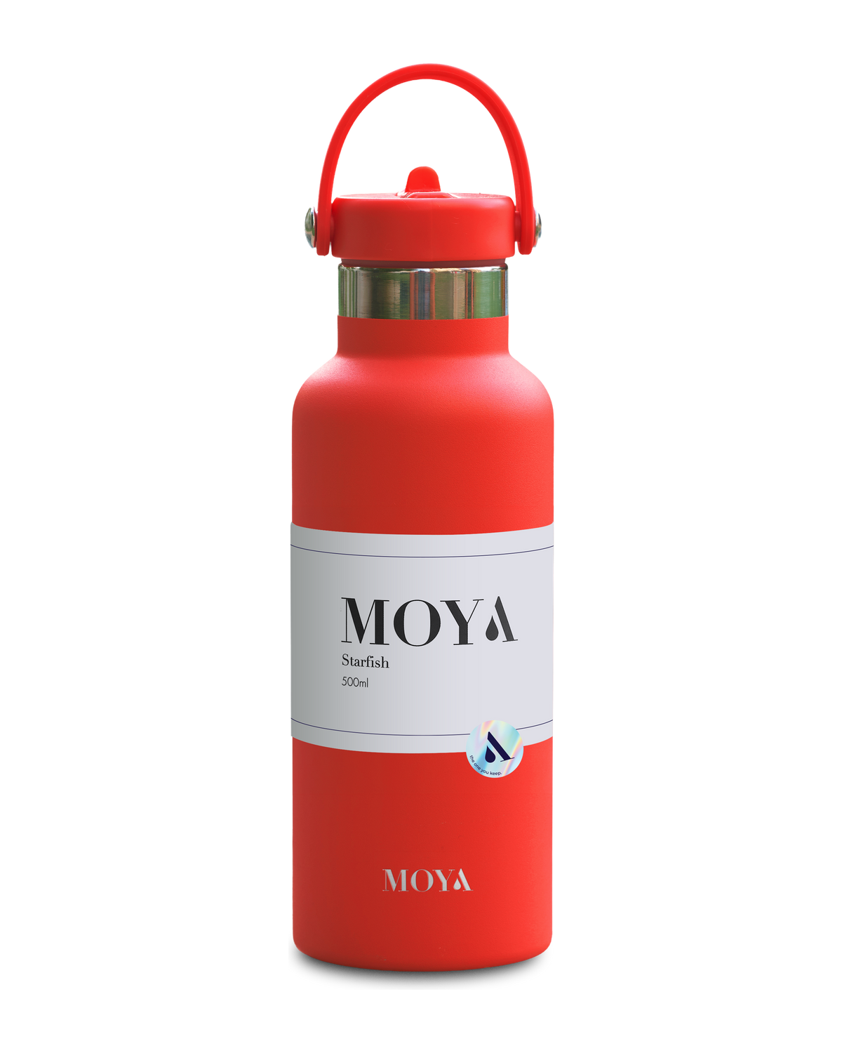 Starfish 500ml Water Bottle in Red