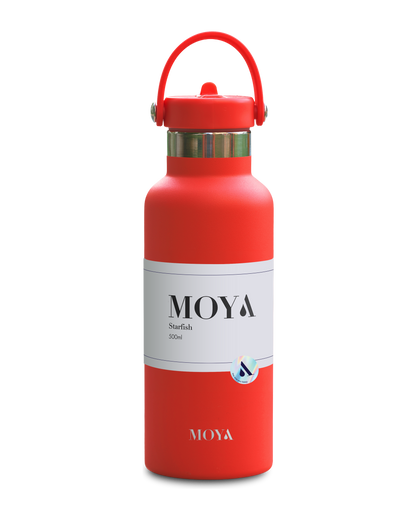 Starfish 500ml Water Bottle in Red