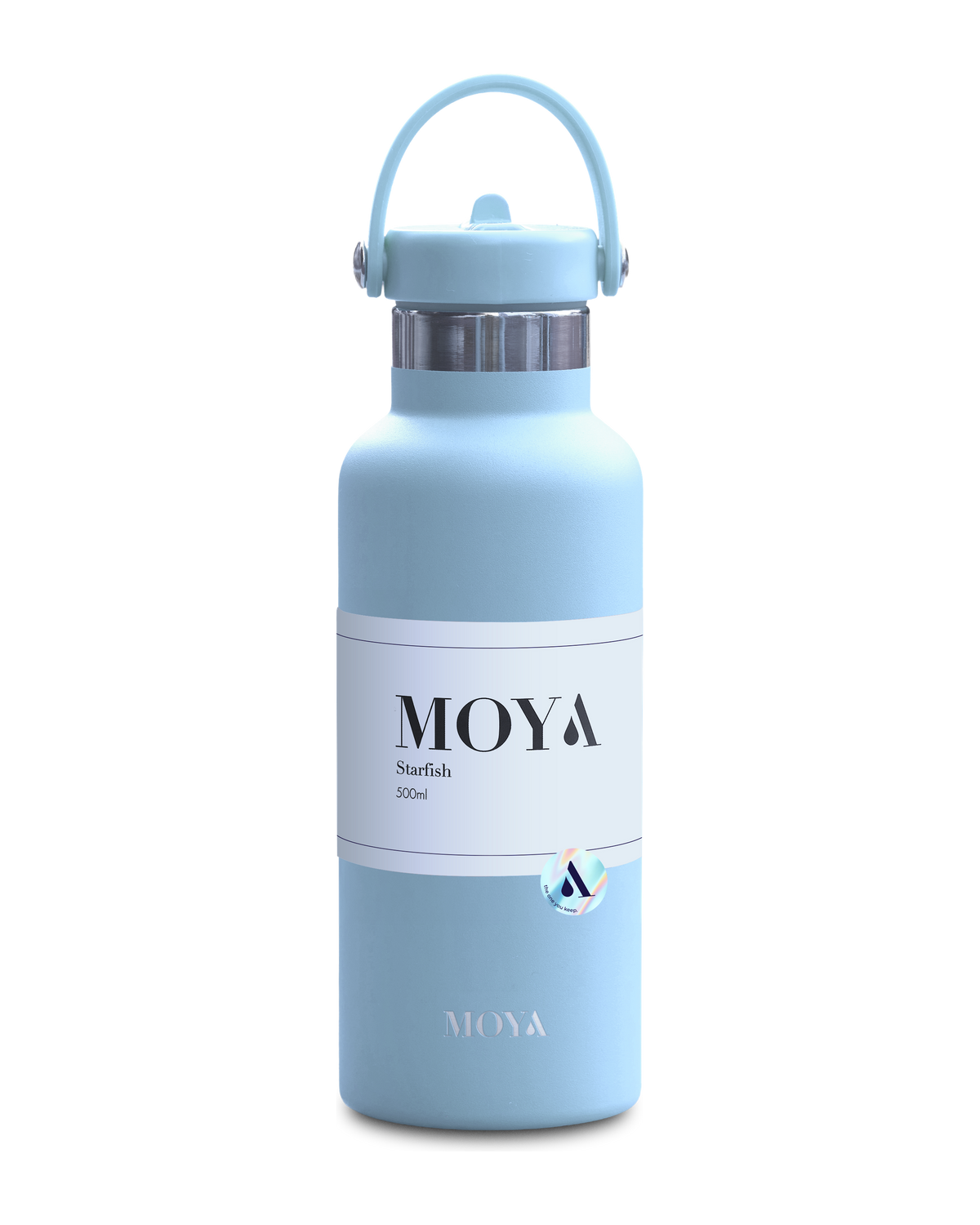 Moya Starfish 500ml water bottle in sky