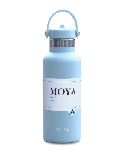 Moya Starfish 500ml water bottle in sky